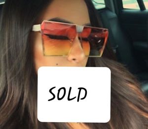 🎉HP🎉 ONE LEFT Flat top square shield aviator